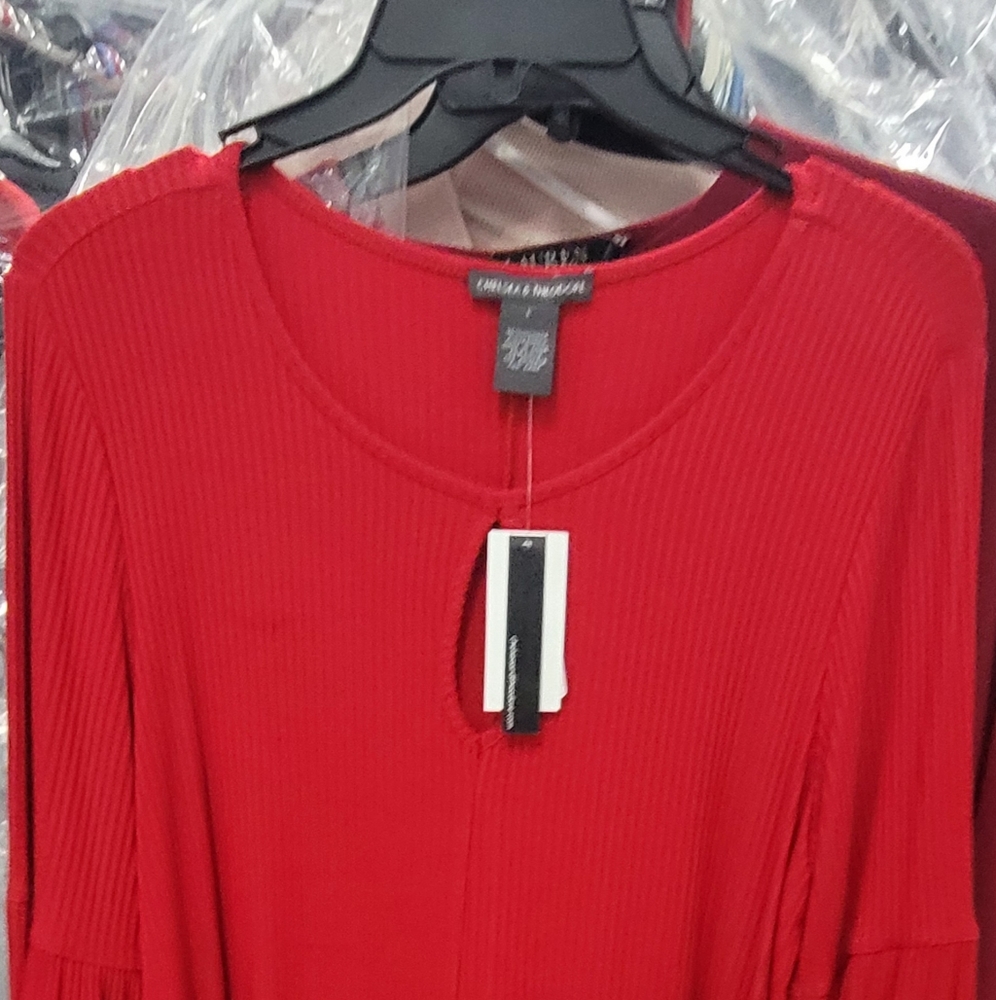 NWT RED SWEATER